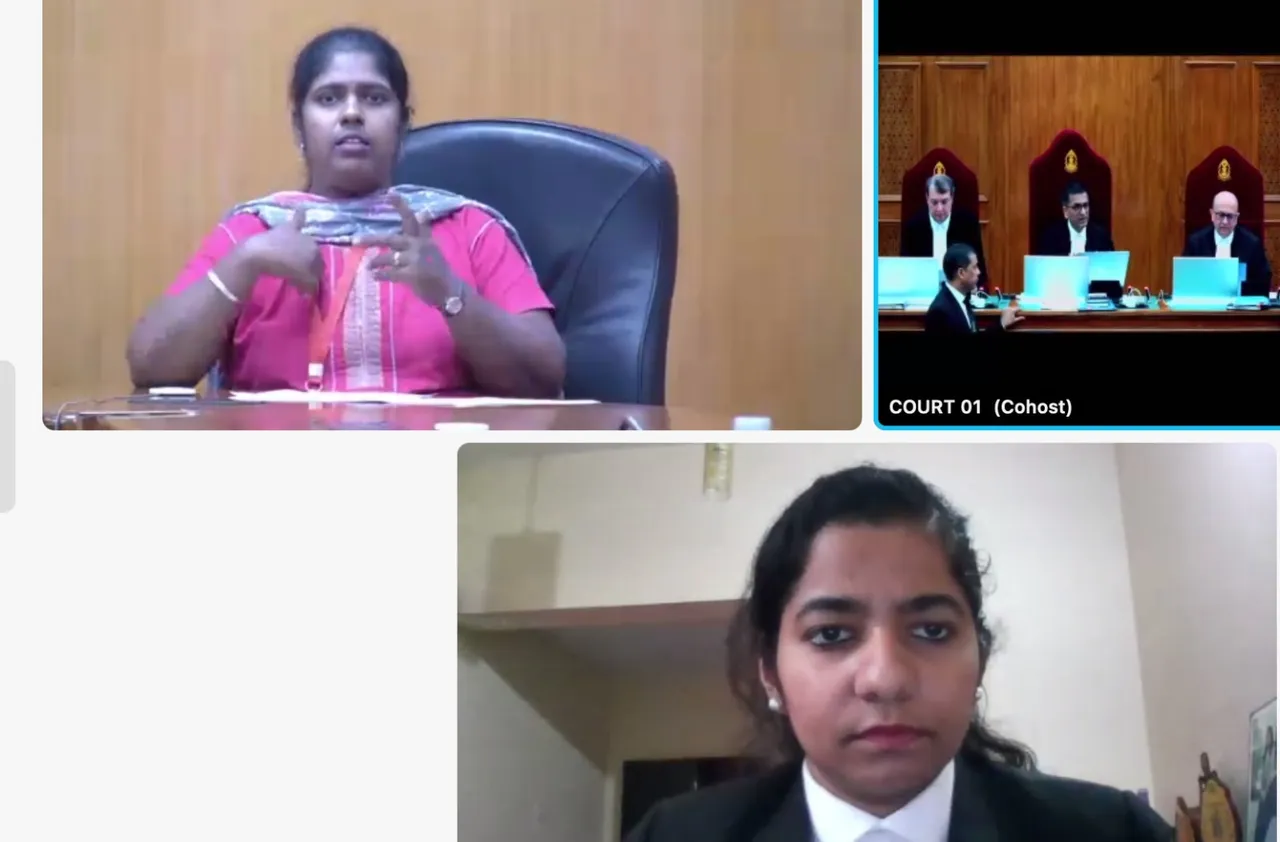 Supreme Court Deaf Lawyer