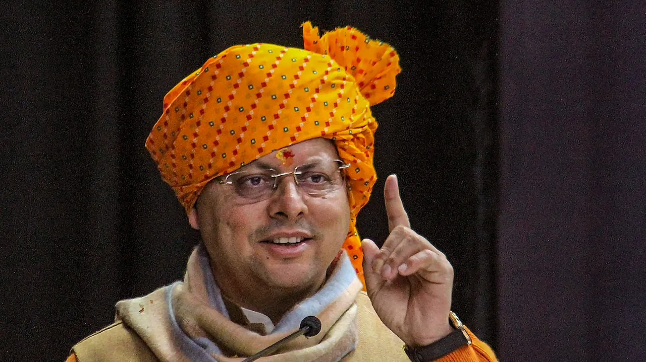 Uttarakhand Chief Minister Pushkar Singh Dhami 