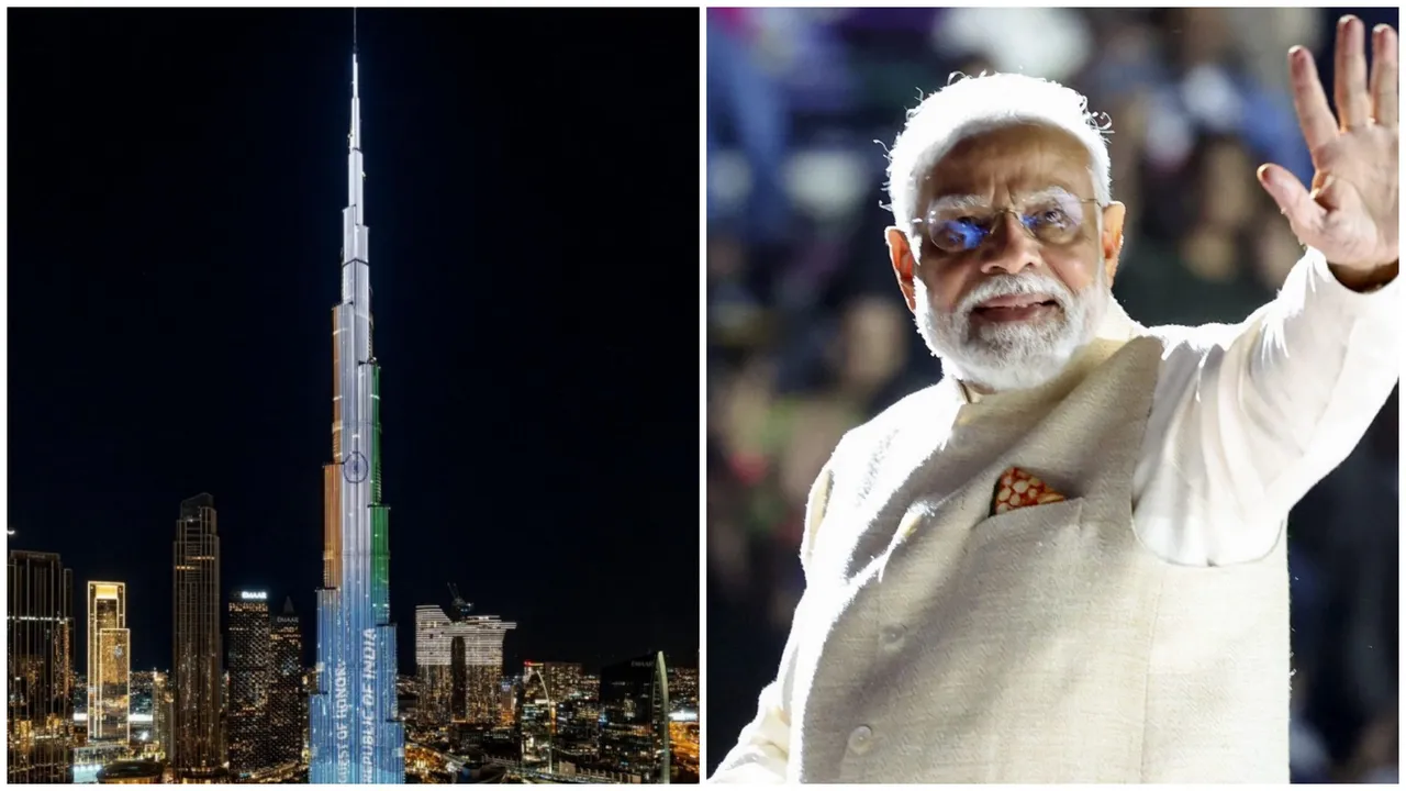 Burj Khalifa India Narendra Modi