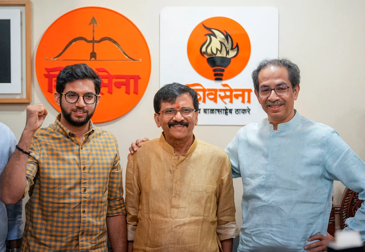 Uddhav Aaditya Thackeray Sanjay Raut Shiv Sena