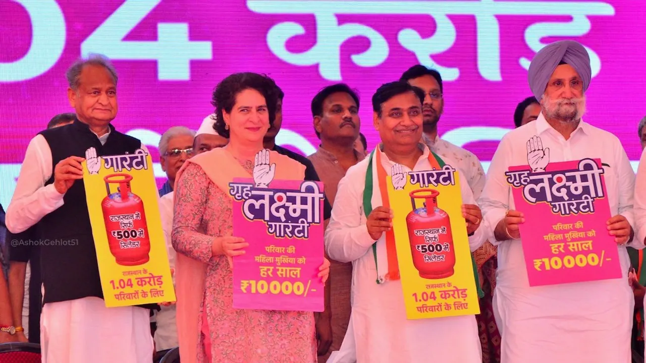 Rajasthan Congress promises Rs 833 per month for women