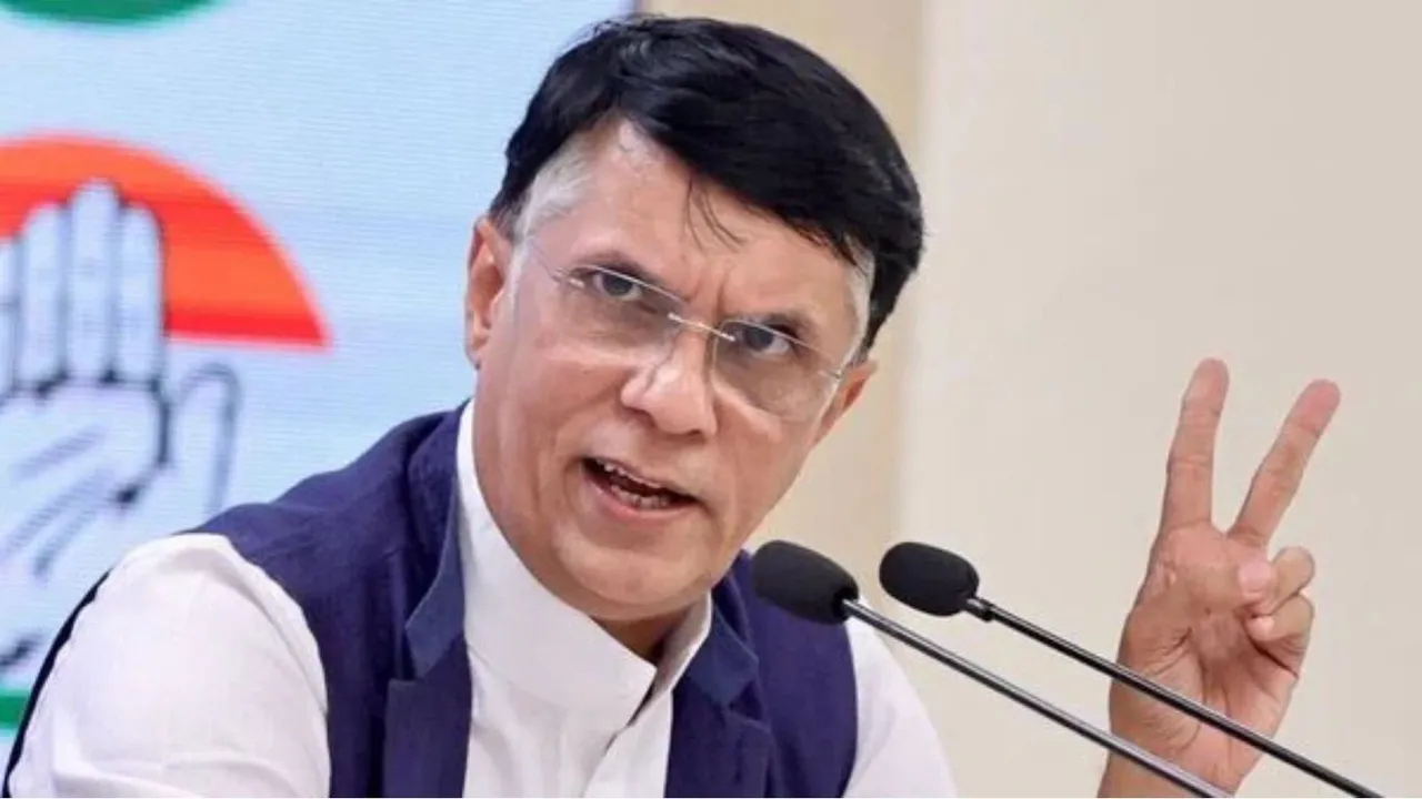 Congress' media and publicity department head Pawan Khera (File image)
