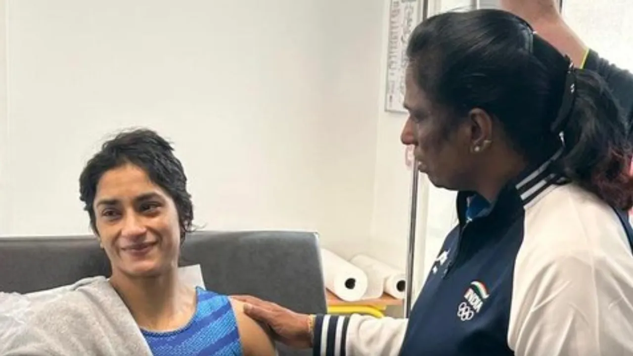 Vinesh Phogat and PT Usha