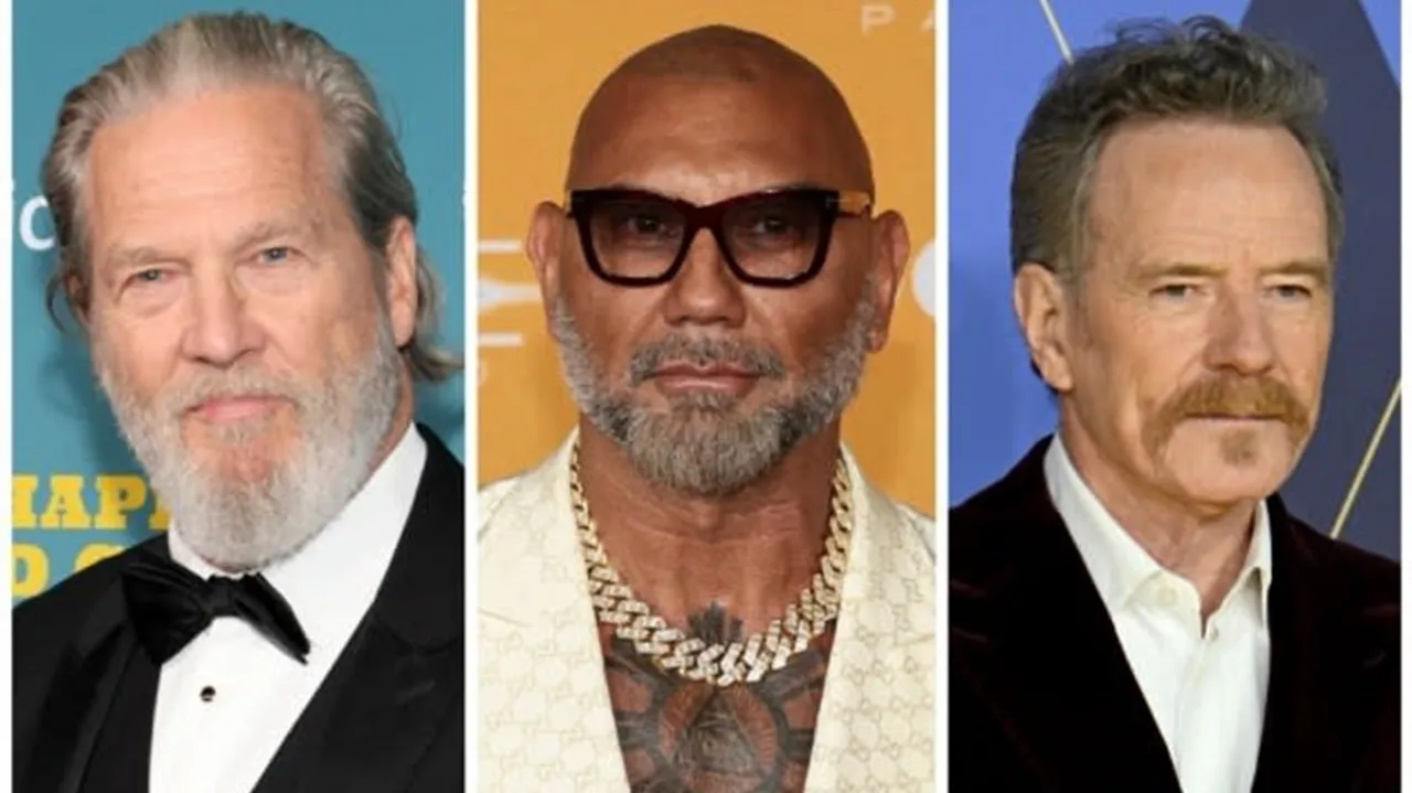 Jeff Bridges, Dave Bautista and Bryan Cranston
