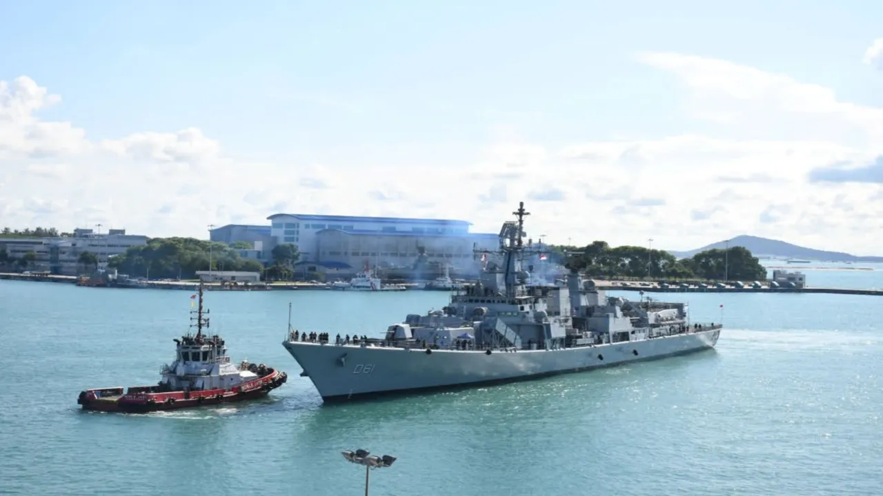 3 Indian Naval ships arrive in Singapore