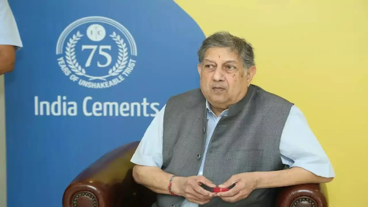 India Cements MD N Srinivasan