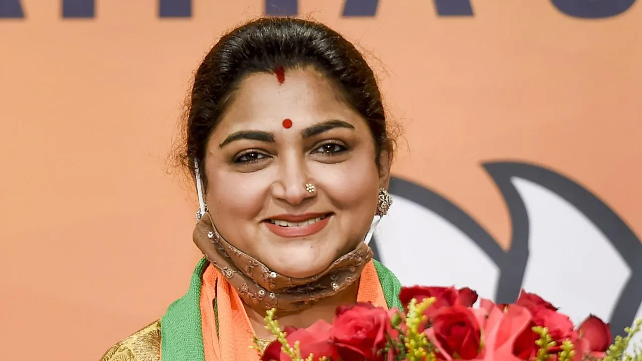 Actor-politician Khushbu Sundar