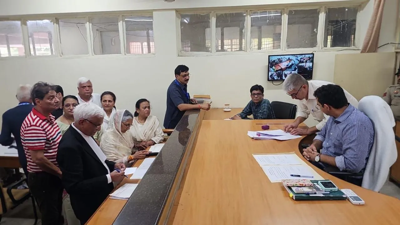 BJP's Kurukshetra MP Naveen Jindal's mother Savitri Jindal filed her nomination from the Hisar seat as an Independent on Thursday