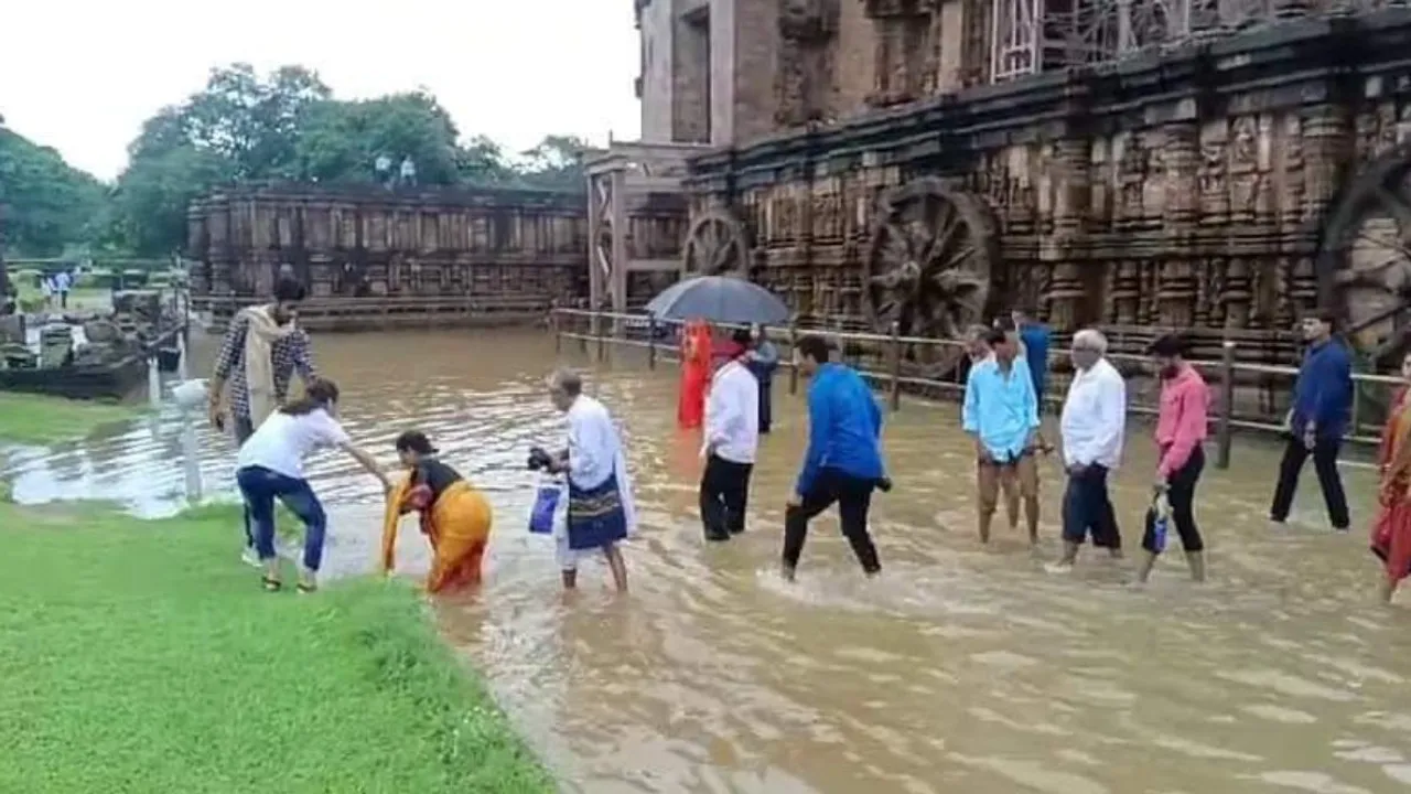 waterlogging at Konark Temple