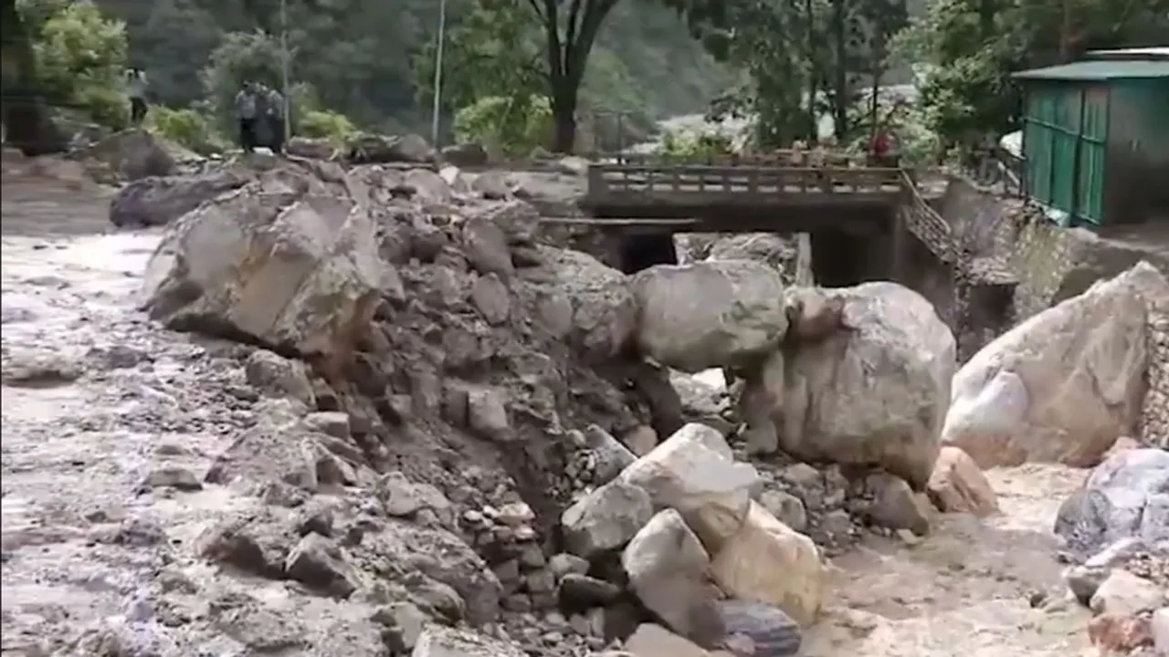 Landslide in Uttarakhand's Tehri district