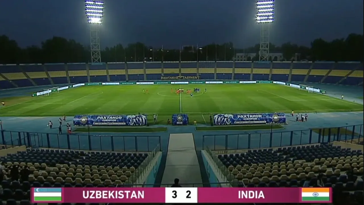 Uzbekistan-India women's football match