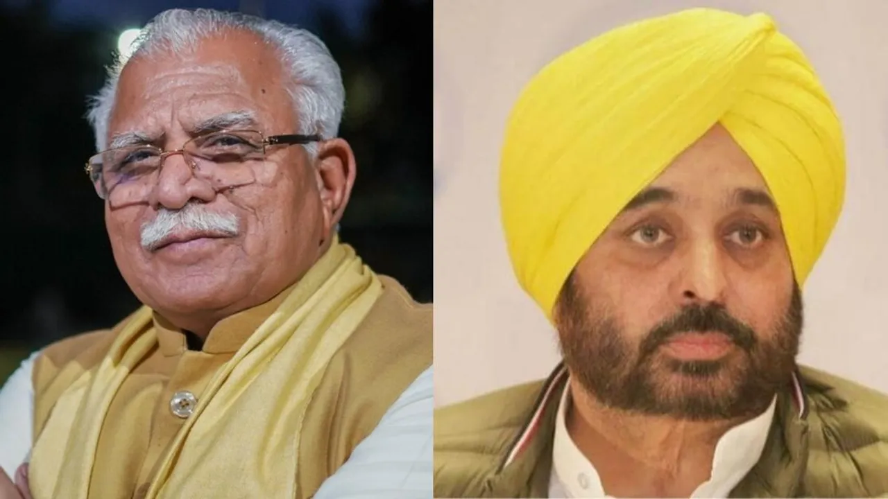 Manohar Lal Khattar Bhagwant Mann