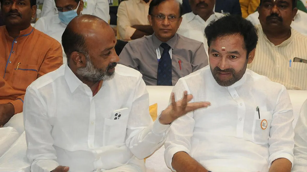G Kishan Reddy Bandi Sanjay kumar Telangana BJP