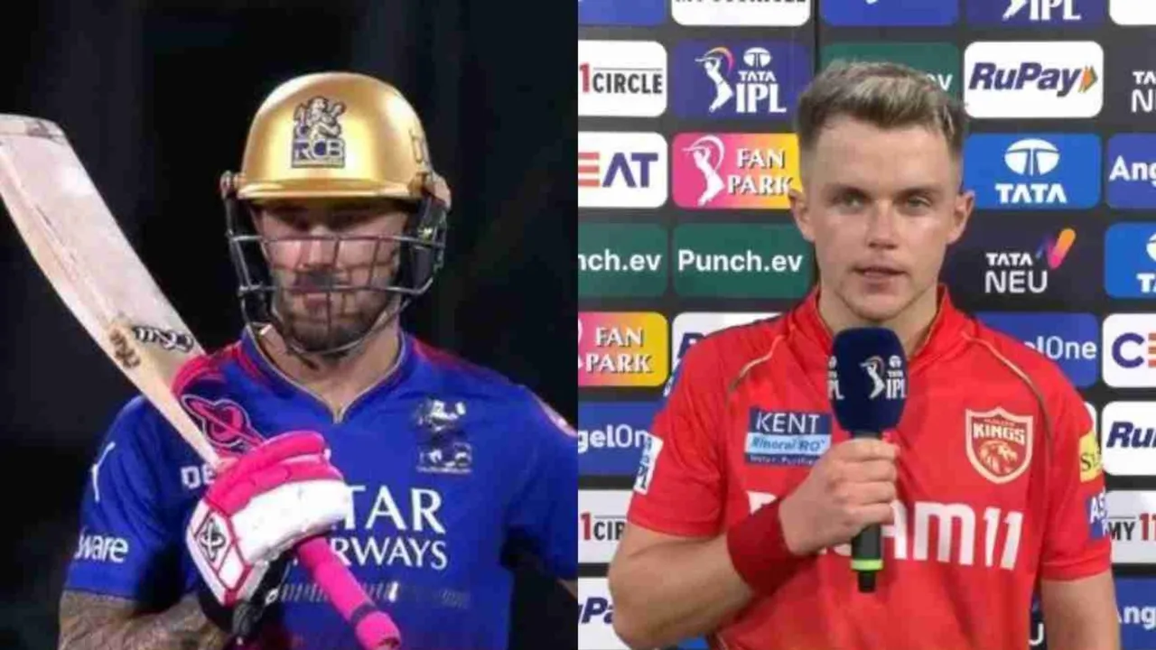 Faf Du Plessis Sam Curran