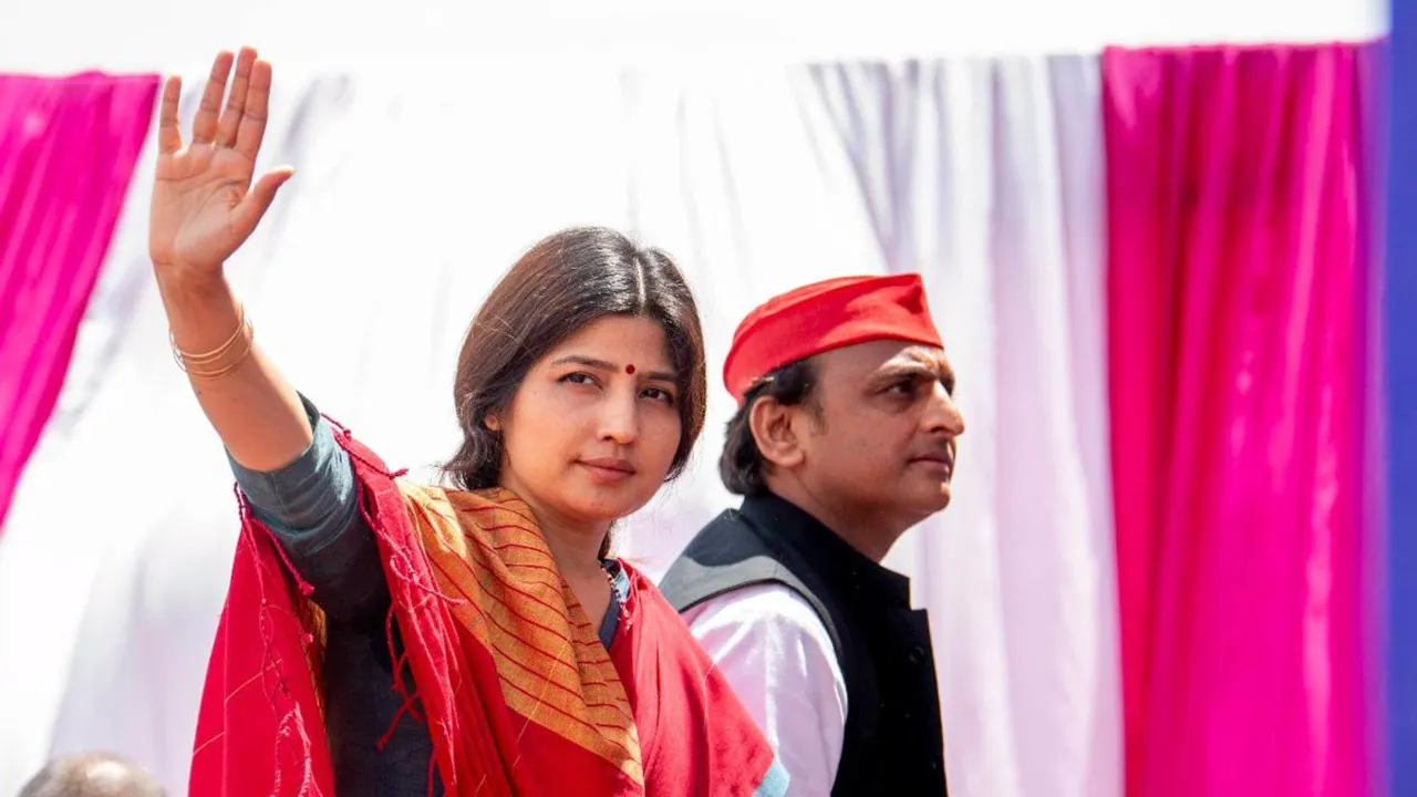Dimple Yadav Akhilesh Yadav Samajwadi Party