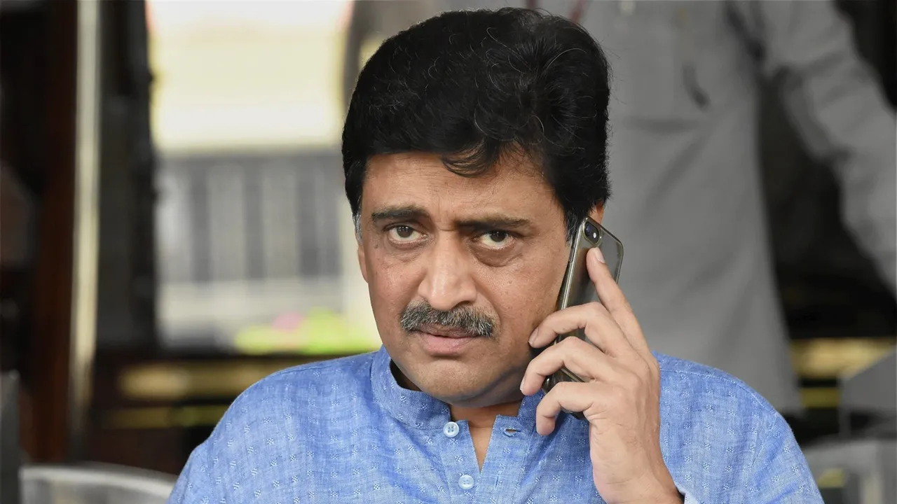 In this July 20, 2017, file photo, then Congress MP Ashok Chavan at Parliament House in New Delhi