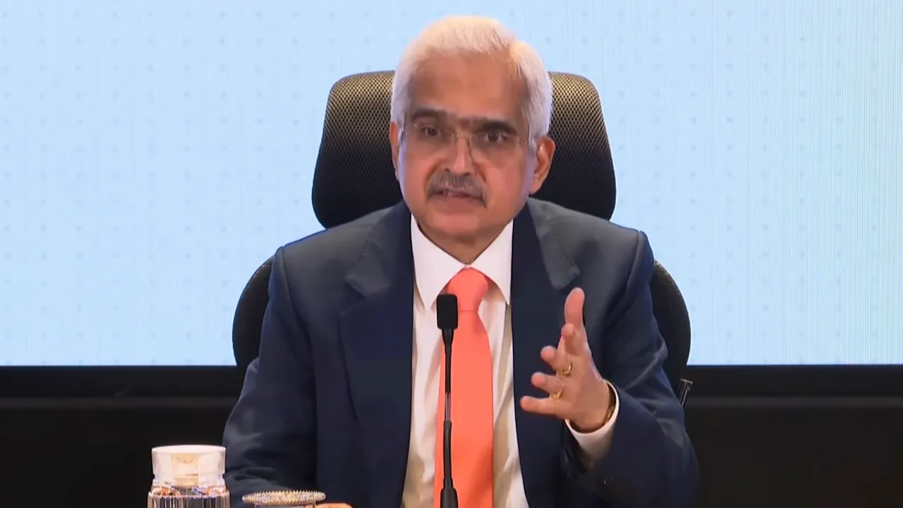 RBI Governor Shaktikanta Das addresses a press conference at RBI headquarters, in Mumbai, Wednesday, Oct. 9, 2024