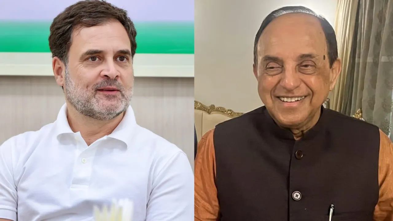 Rahul Gandhi Subramanian Swamy