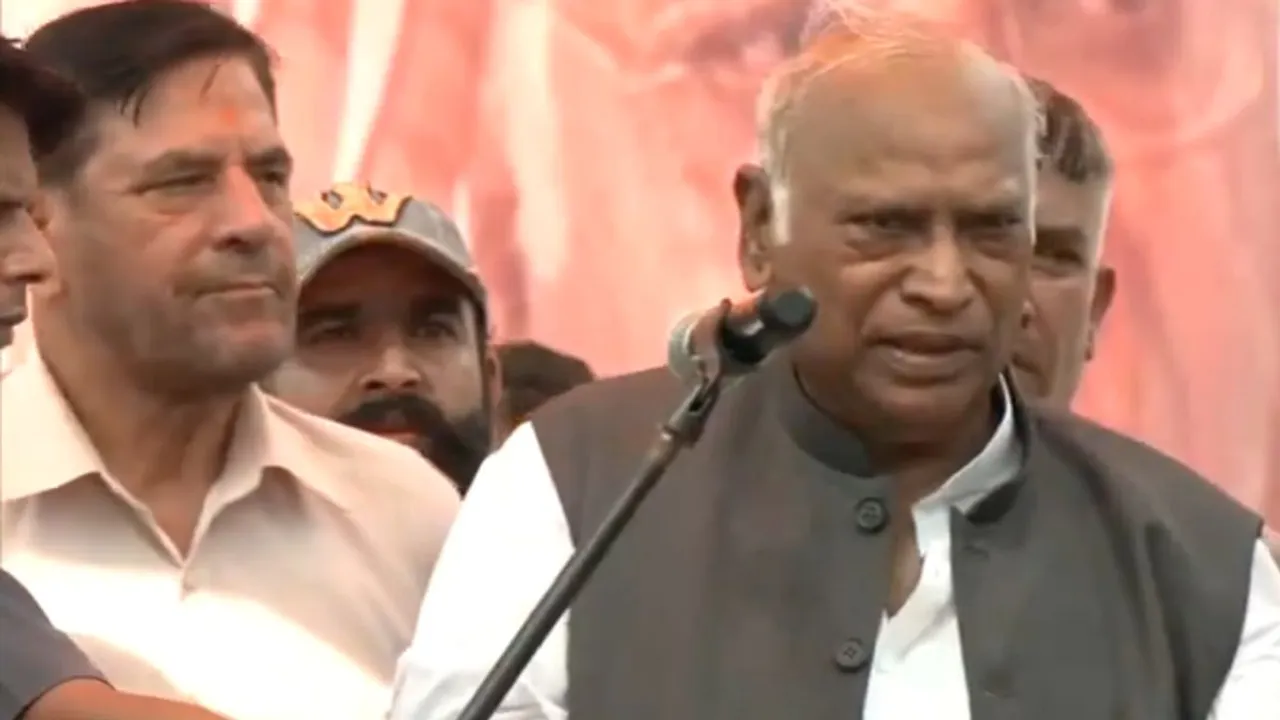 Congress President Mallikarjun Kharge became unwell while addressing a public gathering in Kathua.