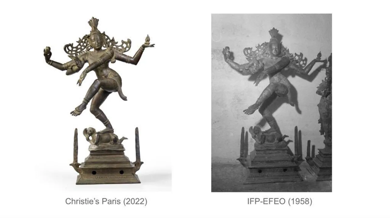Nataraj Idol Tamil nadu Paris