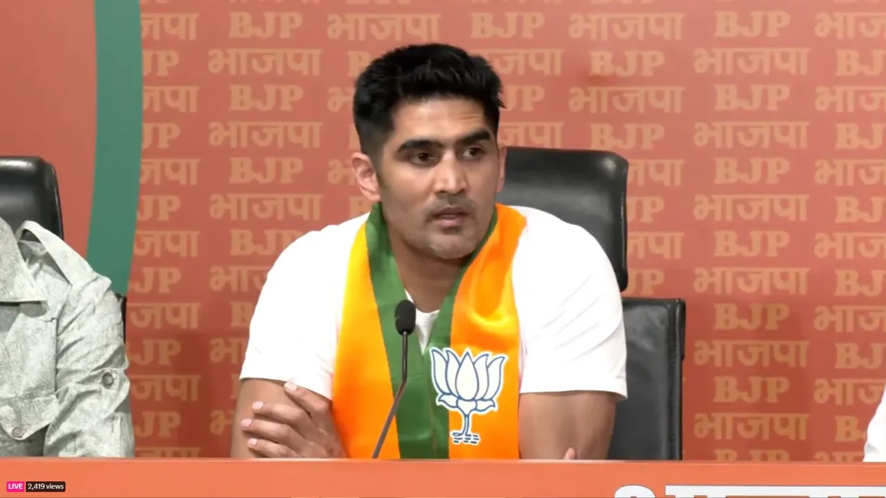 Vijender Singh Joins BJP