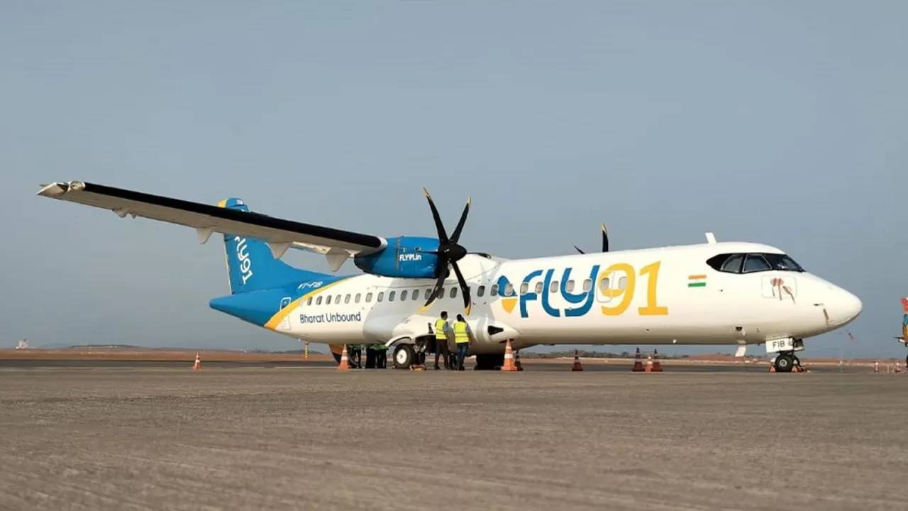 FLY91 aircraft airplane