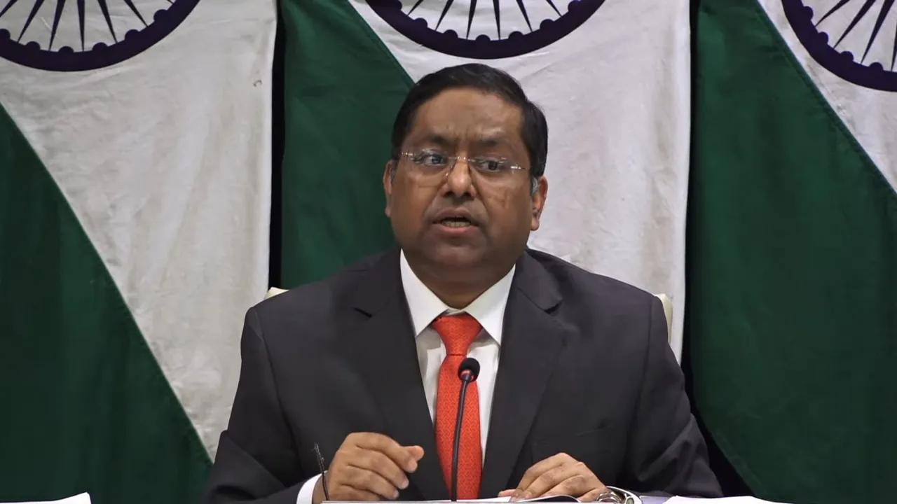 MEA India spokesperson Randhir Jaiswal (File image)
