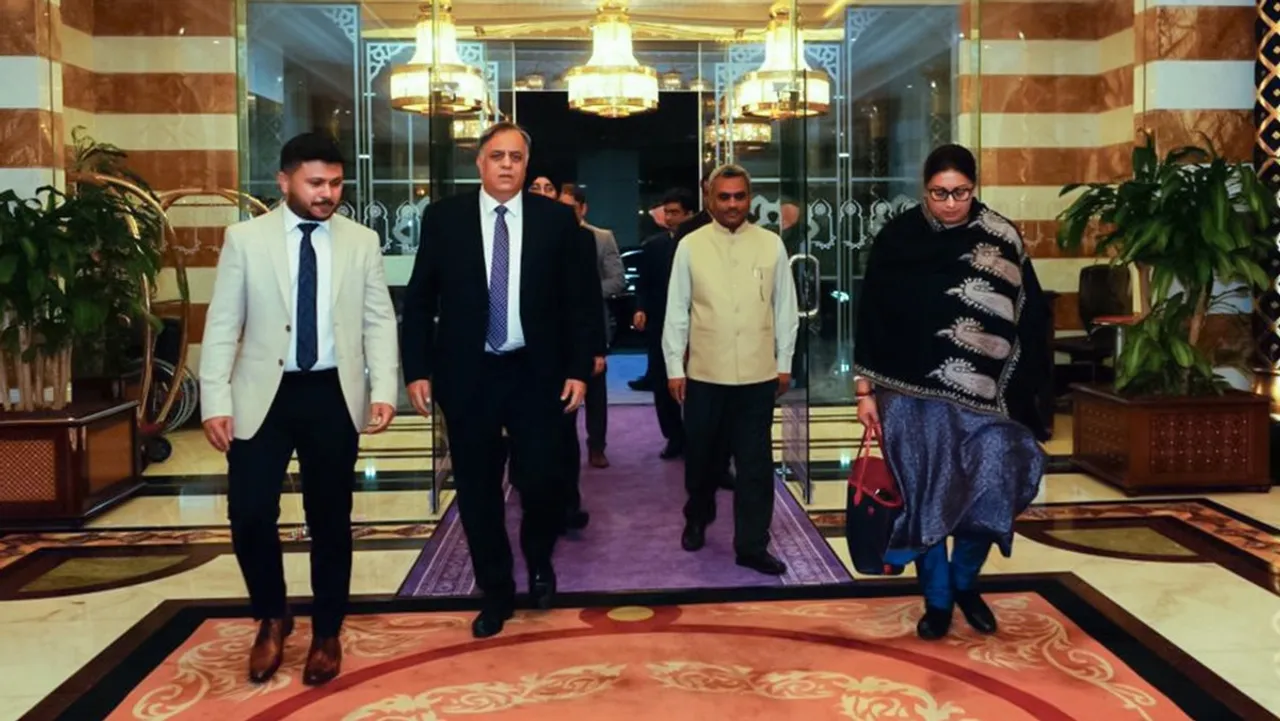 Smriti Irani in Saudi Arabia