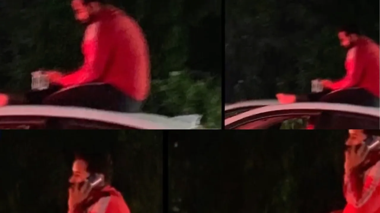 Gurugram alcohol stunt video