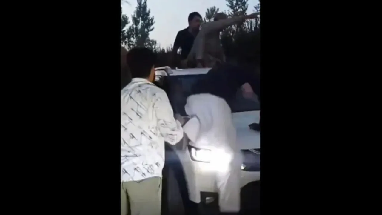 Engineer Rashid car attacked