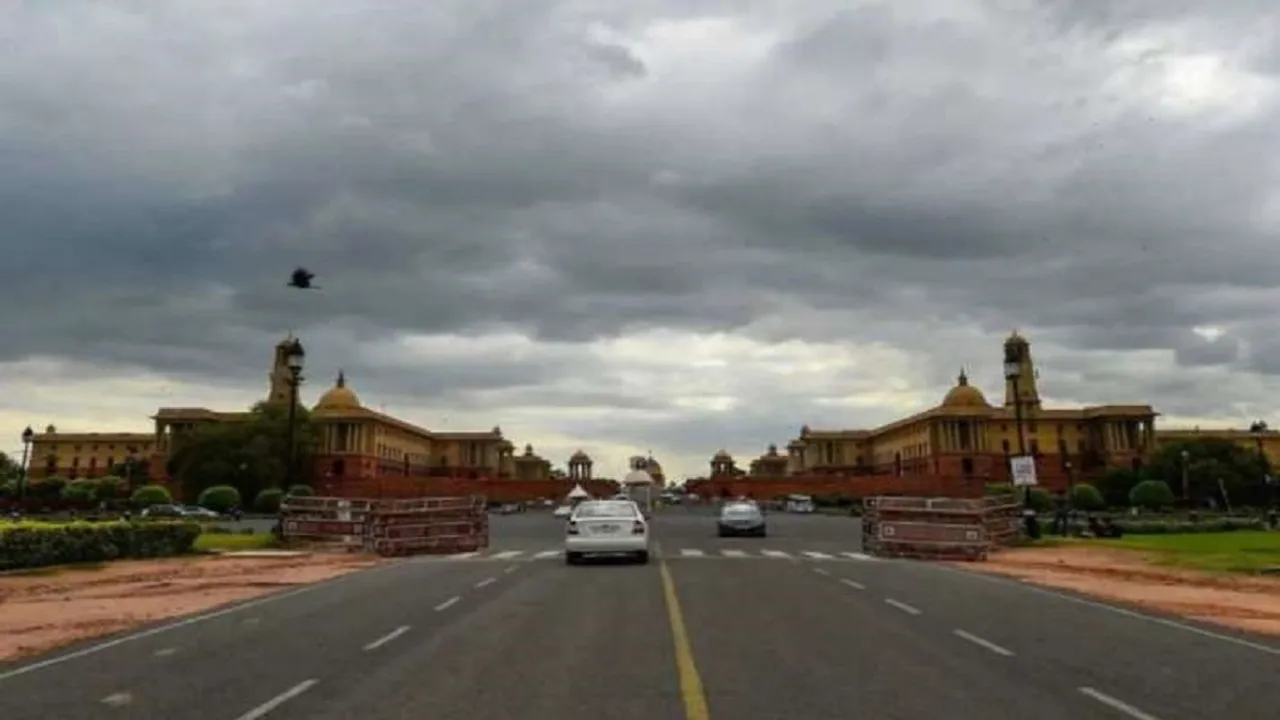 Delhi cloudy weather