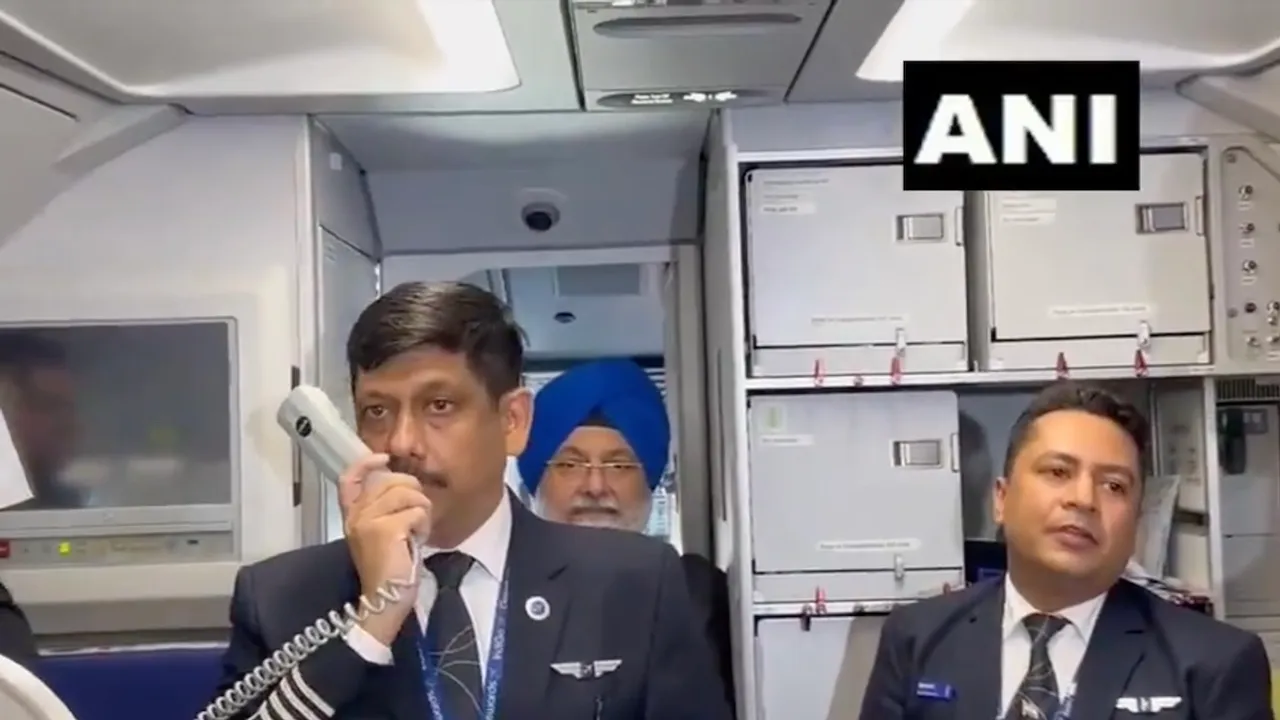 Indigo Pilots chant Jai Shri Ram