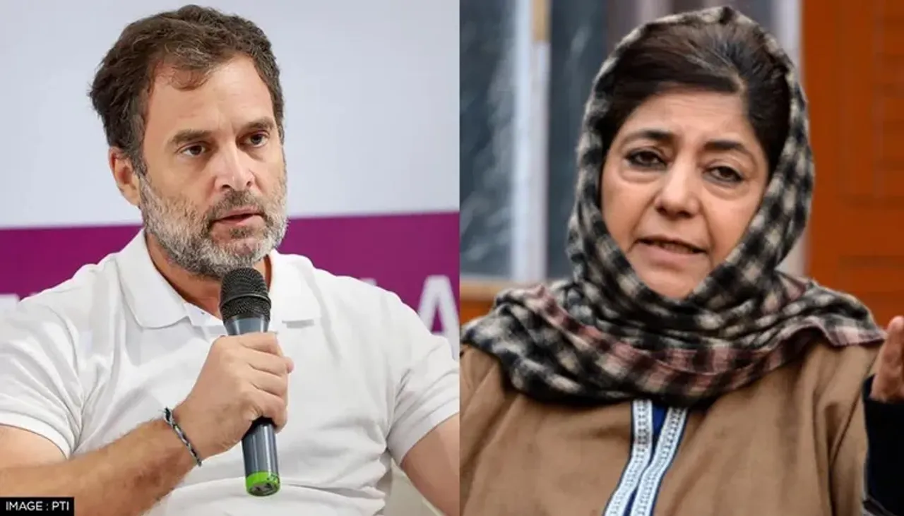 Rahul Gandhi Mehbooba Mufti Bharat Jodo Congress Jammu
