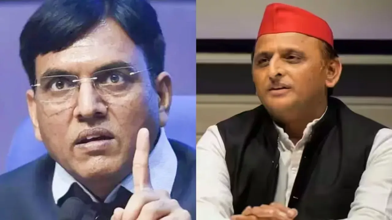 Mansukh Mandaviya Akhilesh Yadav