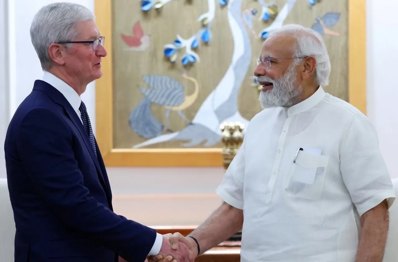 Apple CEO Tim Cook meets Prime Minister Narendra Modi