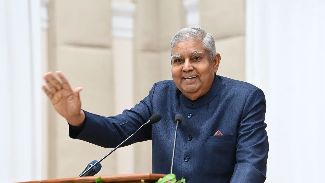 Vice-President Jagdeep Dhankhar addressed the students and faculty members of School of Open Learning, Delhi University, on the occasion of its 62nd Foundation Day
