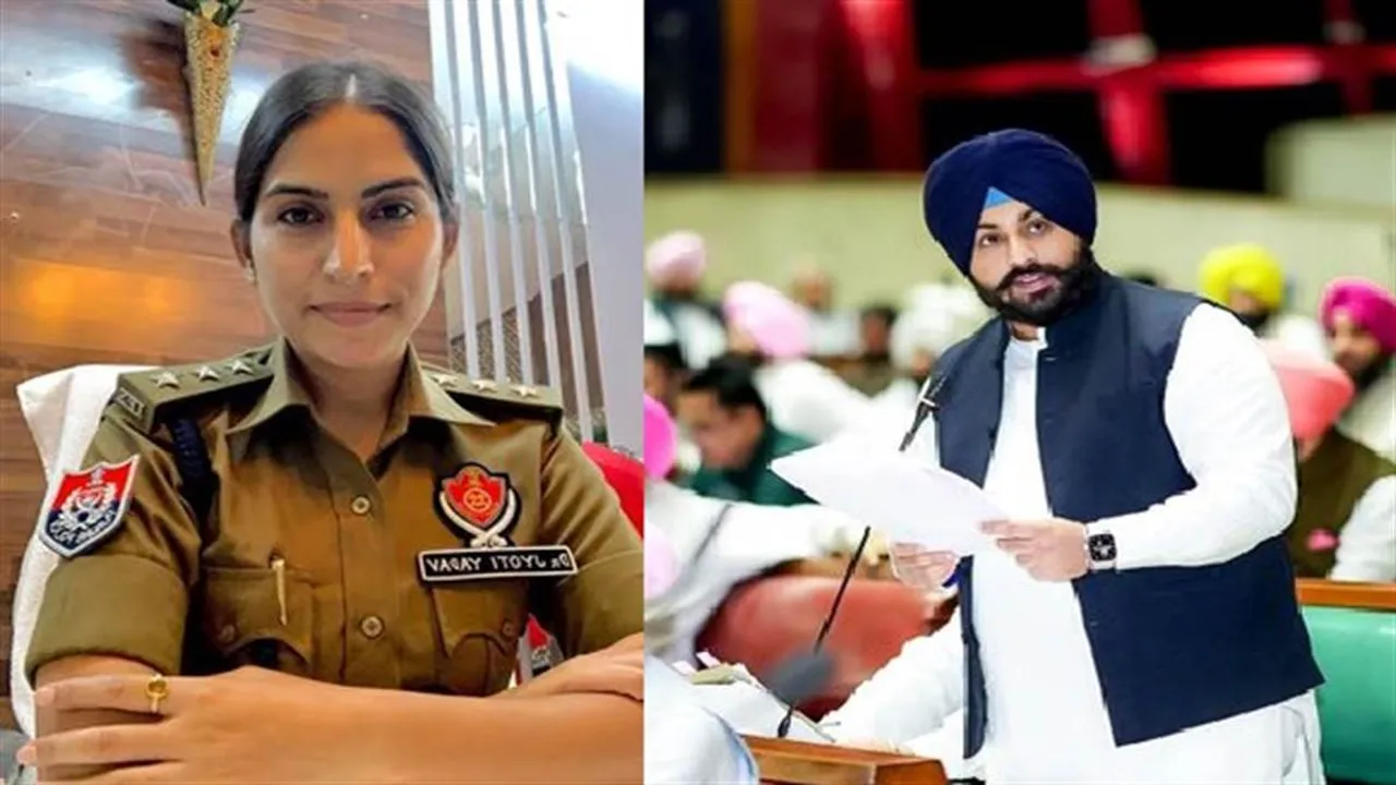 Harjot Singh Bains IPS Jyoti Yadav