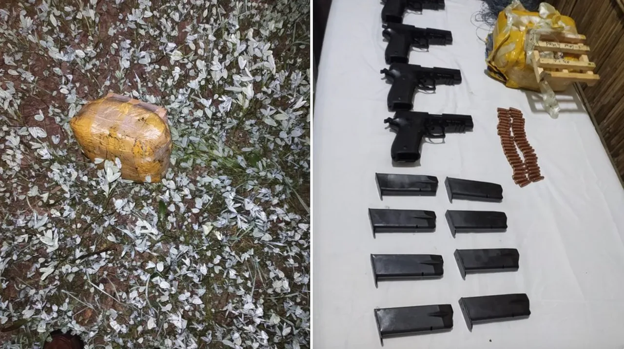 BSF seizes Chinese weapons dropped by Pak drone