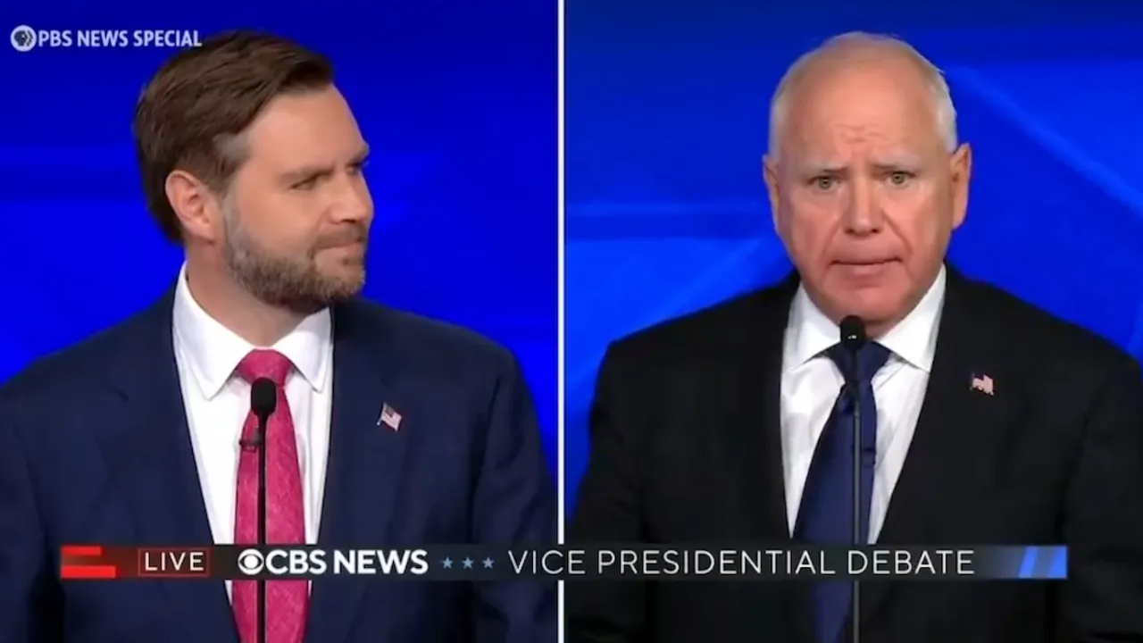 JD Vance and Tim Walz