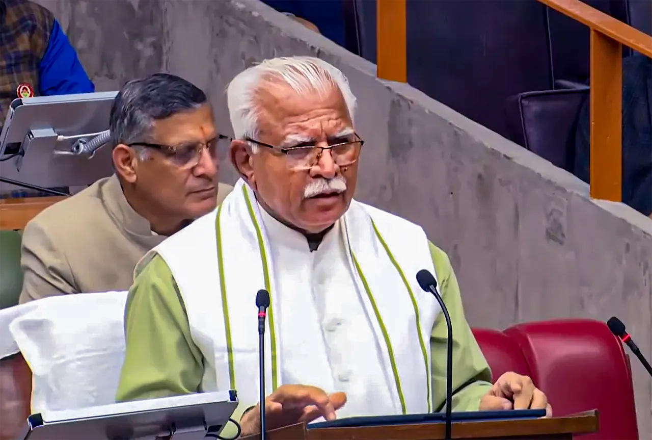 Manohar Lal Khattar Haryana Budget