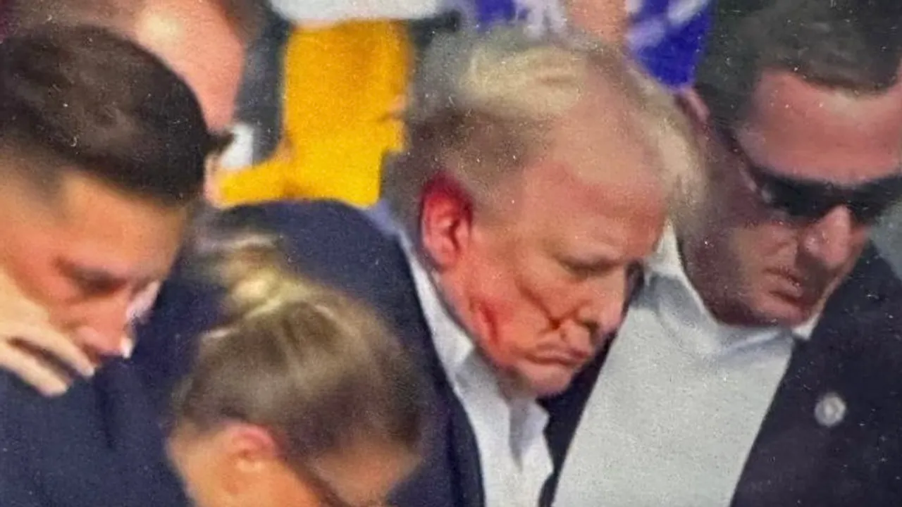 Donald trump shot at