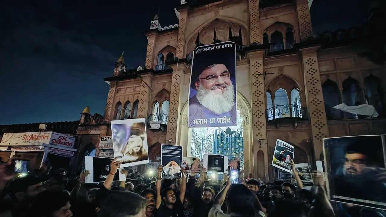 Anti-Israel protest held in Lucknow