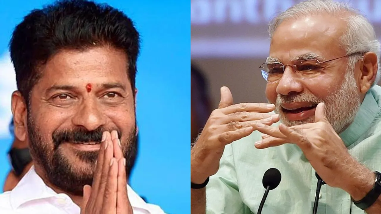 Telangana CM Revanth Reddy and PM Narendra Modi
