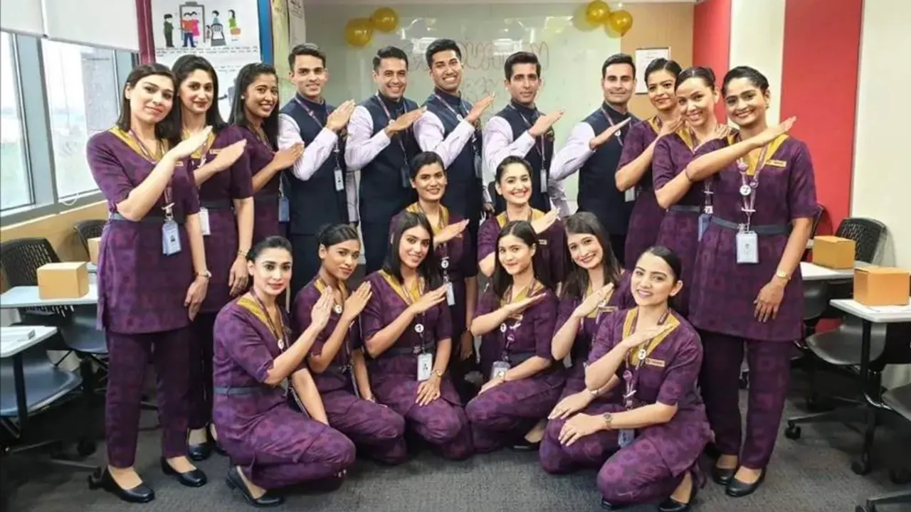 Vistara cabin crew uniforms