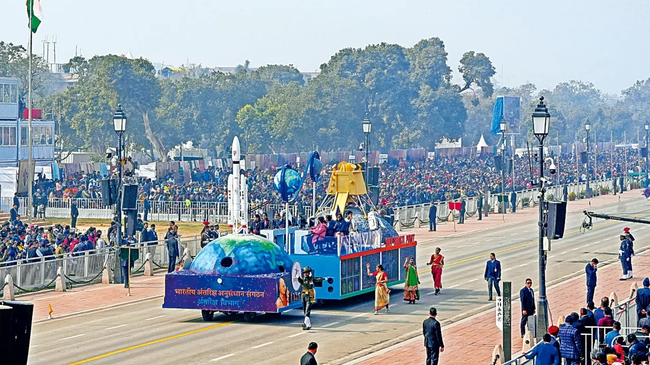 ISRO's Republic Day tableau