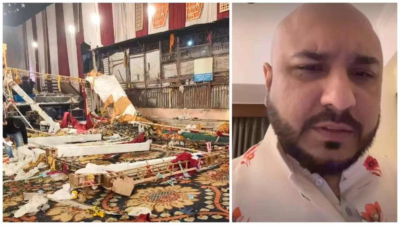 B Praak on Delhi's Kalkaji temple stage collapse