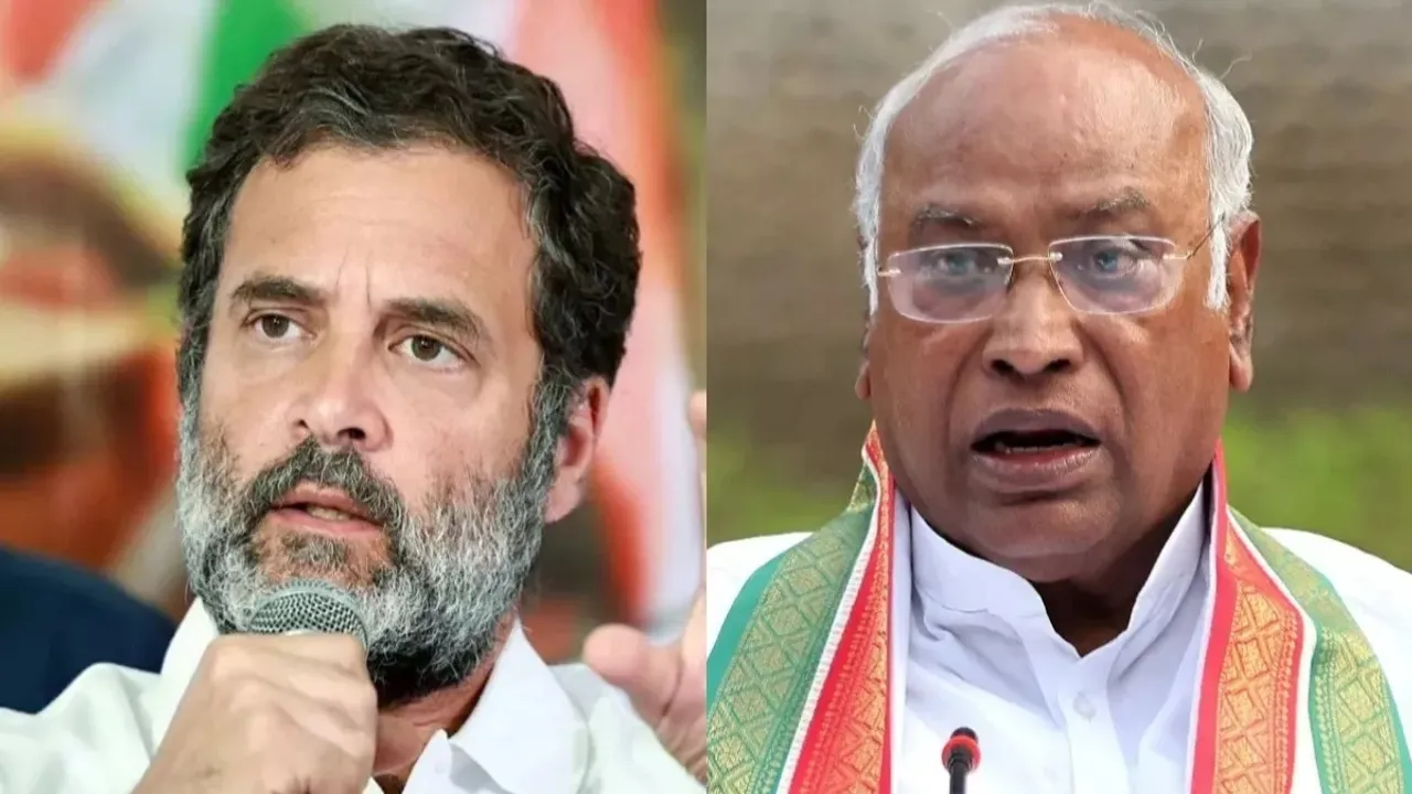 Rahul Gandhi Mallikarjun Kharge
