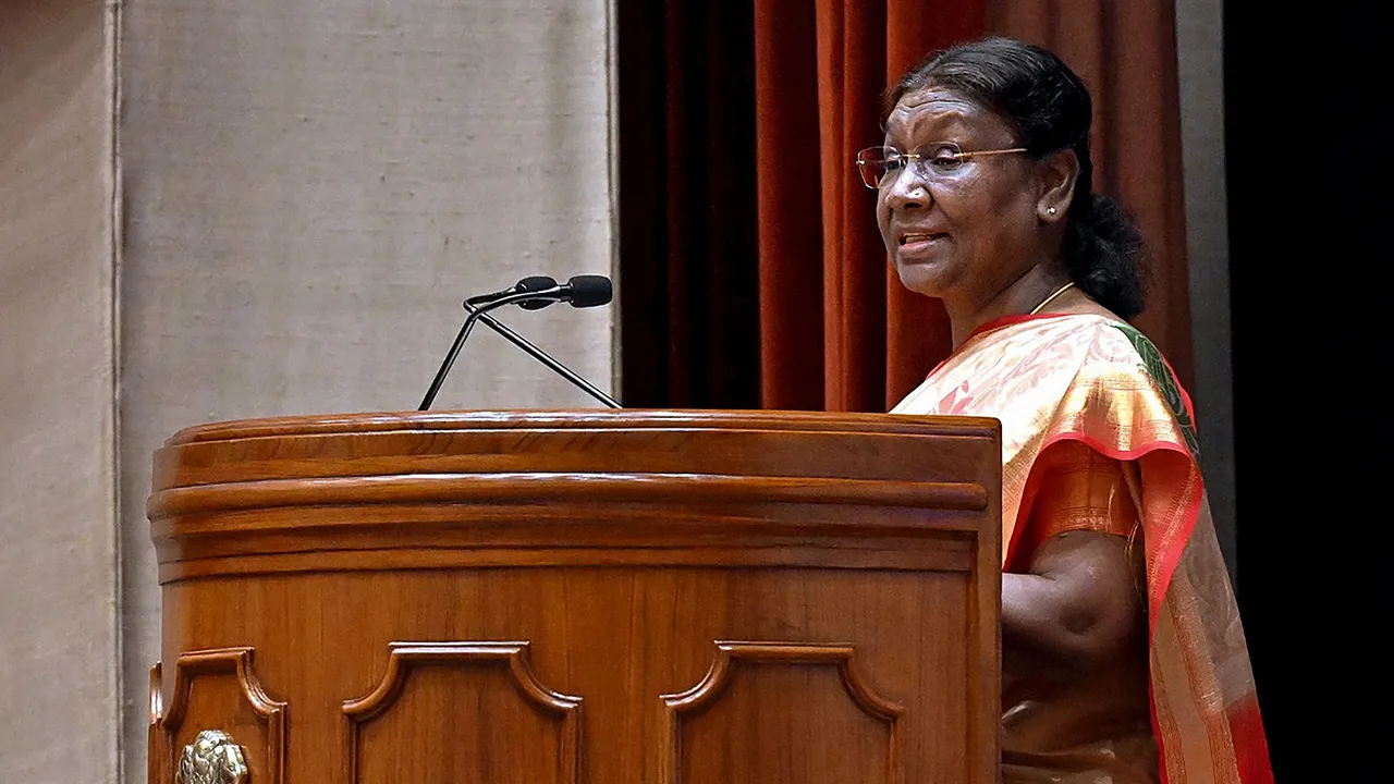 President Droupadi Murmu addresses