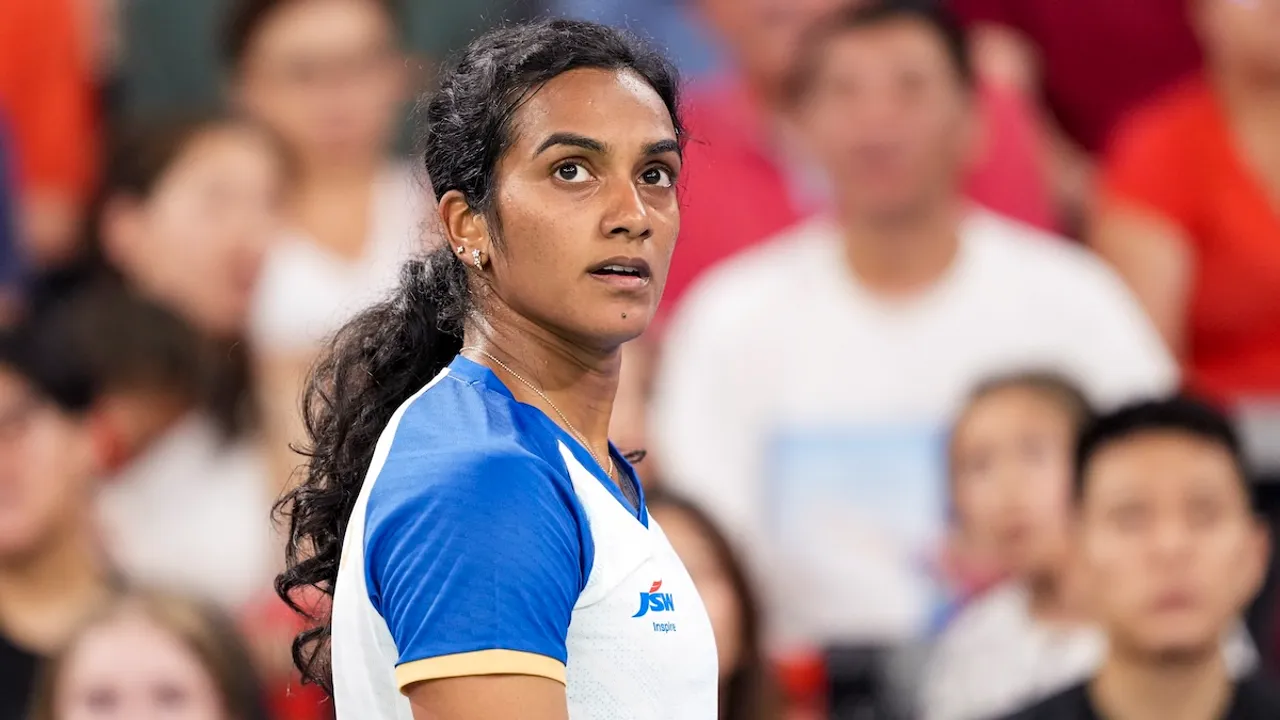 PV Sindhu at Paris Olympics on August 1, 2024