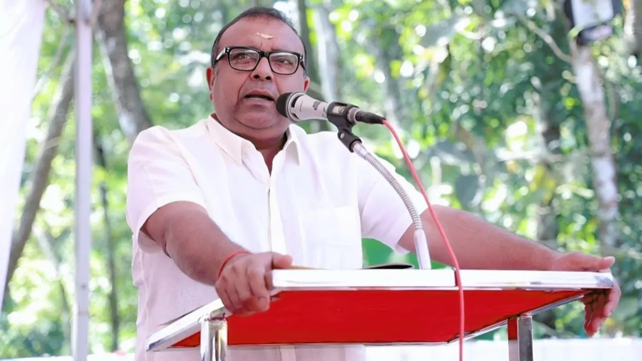 BDJS State President Thushar Vellappally